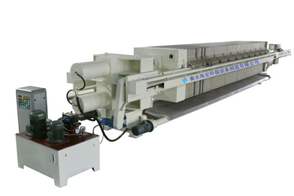 High efficiency and energy saving filter press